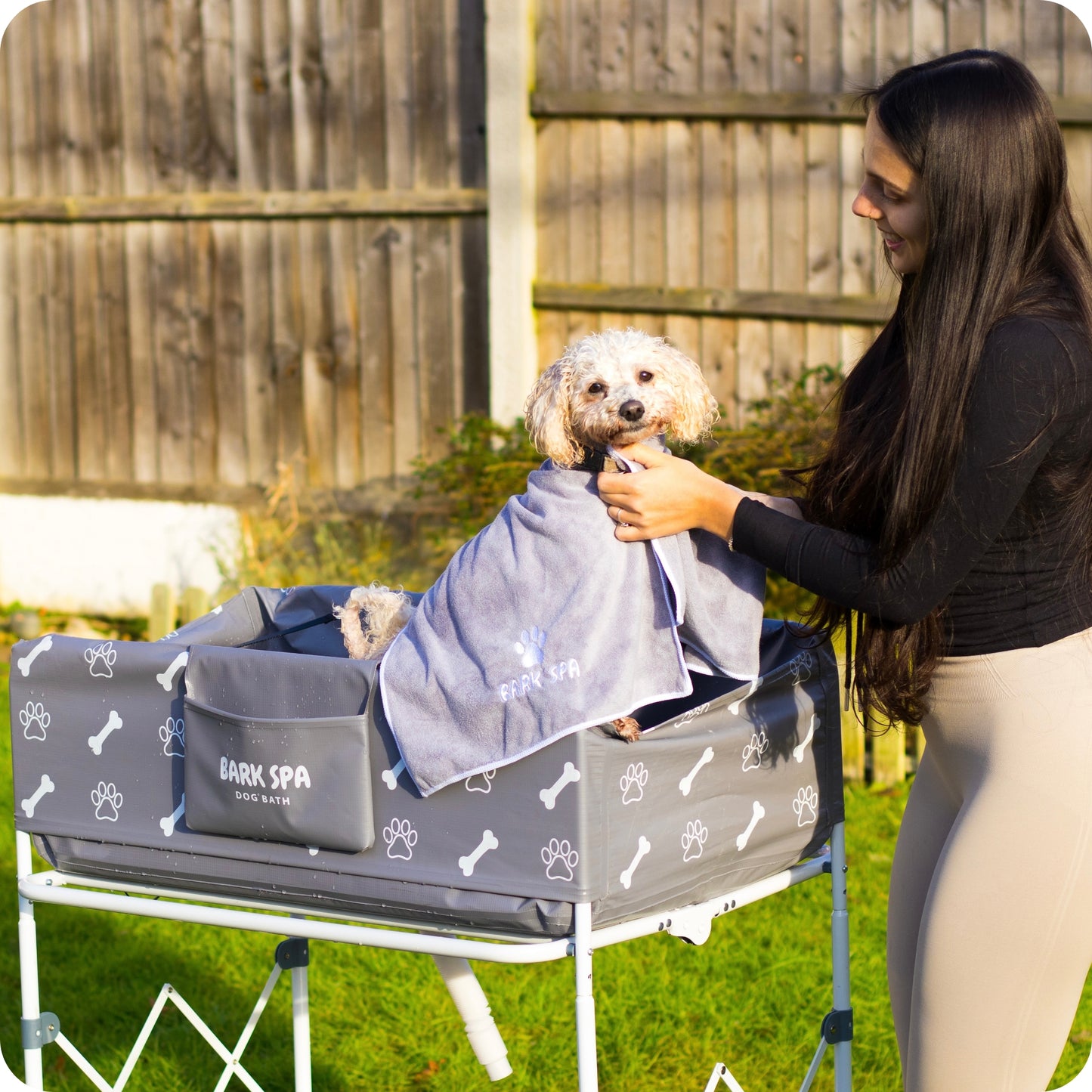 Bark Spa Oasis Bundle with FREE Brush and Towel