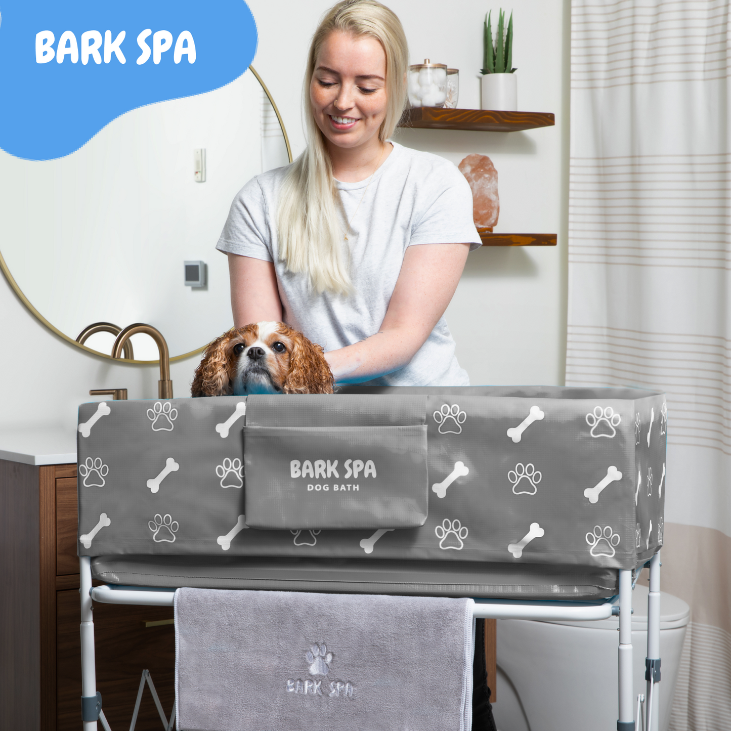 Bark Spa Oasis Bundle with FREE Brush and Towel