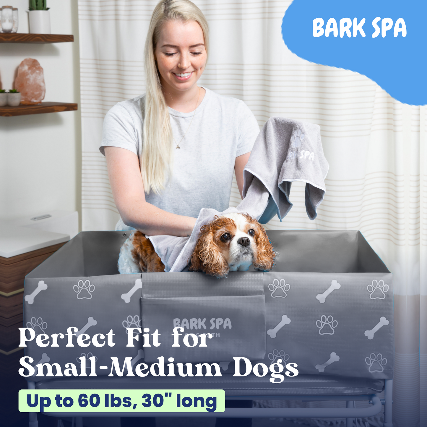 Bark Spa Oasis Bundle with FREE Brush and Towel